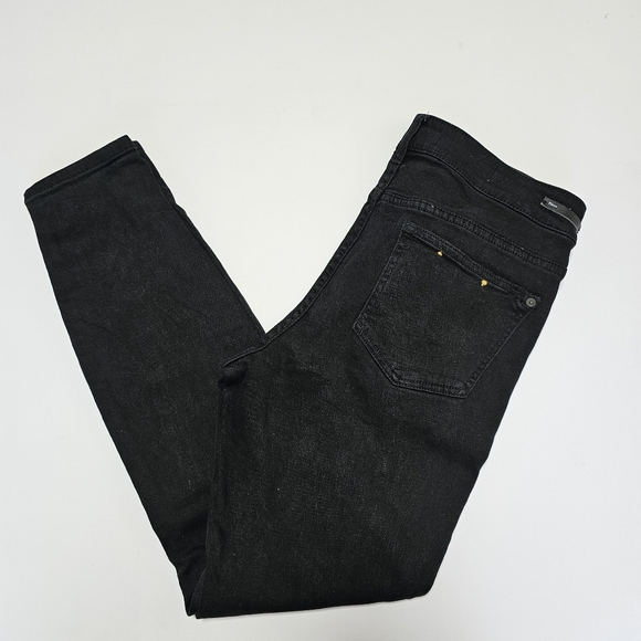 Anthropologie Pilcro Black High Rise Skinny Jeans Size 29 - Picture 5 of 16